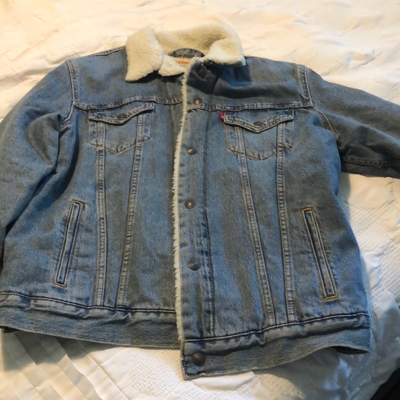 Levi's Other - Levi’s Men’s Sherpa Denim Jacket Sheep Jean Jacket
